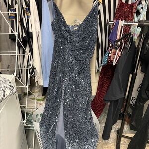 Baltic Born Midnight Blue Sequin Dress